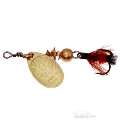 Блесна вращающаяся Mepps "Aglia OR Mouche Rouge" блистер №0 (2,5г)