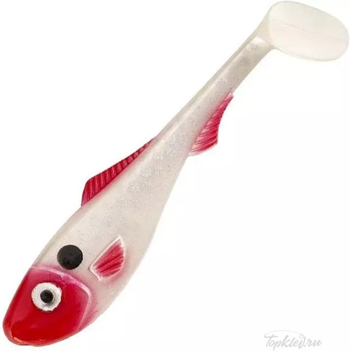 Приманка мягкая Abu Garcia Beast Perch Shad 8 см Red Head