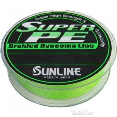 Шнур плетеный Sunline Super PE (l.green) 150м #6.0 60lb
