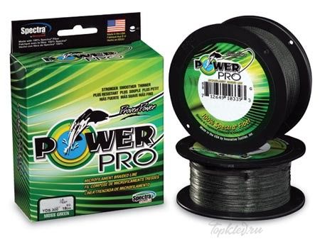 Шнур плетеный Power Pro 275м зеленая 0,23/15кг