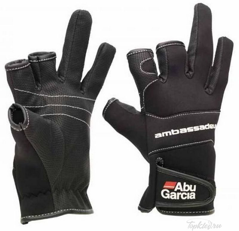 Перчатки Abu Garcia Neoprene Gloves L Black