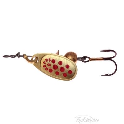 Блесна вращающаяся Mepps "Comet PTS Rouges OR" блистер №00