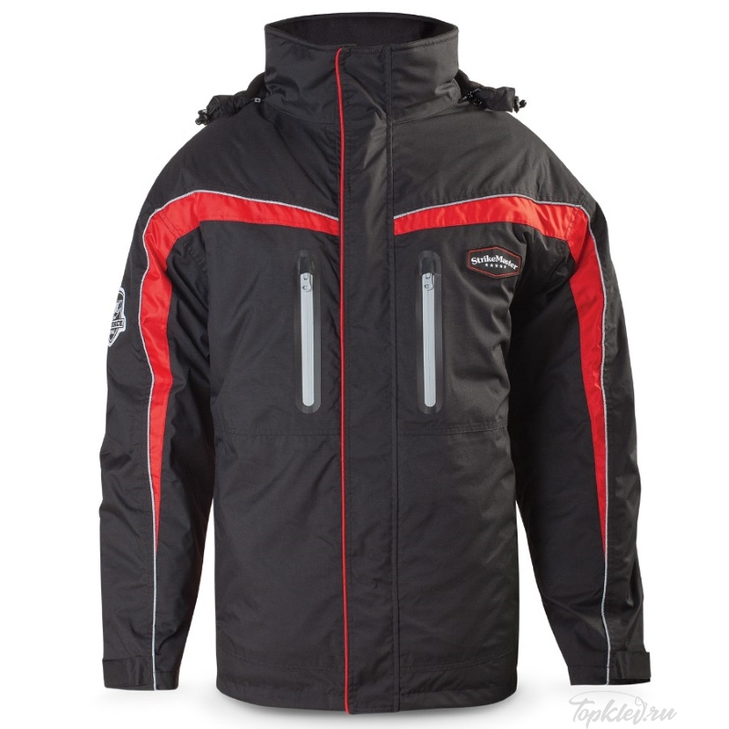Костюм зимний StrikeMaster Battle (чёрный, красный) #XXXXL