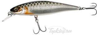 Воблер Jackall SQUAD MINNOW 80SP HL Silver & Black