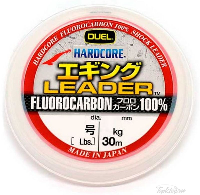 Флюорокарбон Duel HARDCORE LEADER FLUOROCARBON 100%30YDS 12Lbs (0.285mm)