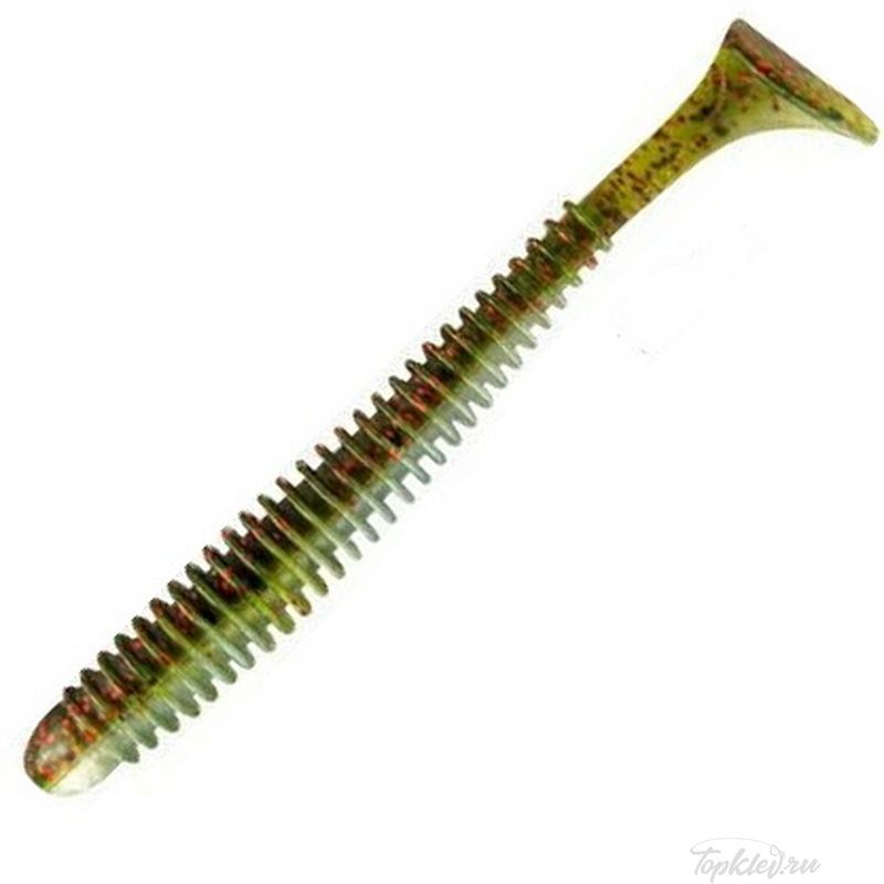 Приманка мягкая Allvega "Skinny Tail" 8,75см 5г (5шт.) цвет natural w/pumpkin back