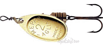 Блесна вращающаяся Mepps "Aglia OR" №00 (1,5г) на подложке 1 шт.