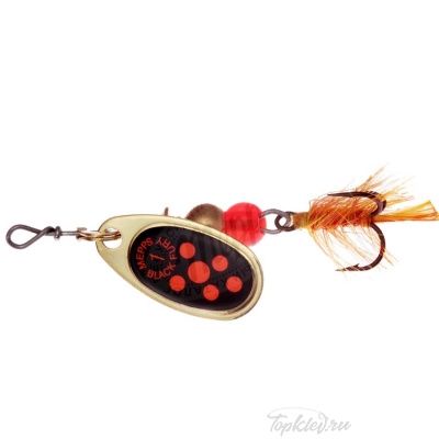 Блесна вращающаяся Mepps "Black Fury ORANGE MCH OR" блистер №1