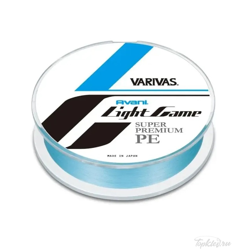 Шнур плетеный Varivas Avani Light Game Super Premium PE x4 (100 м, 0.09 мм, 3 кг) #Blue