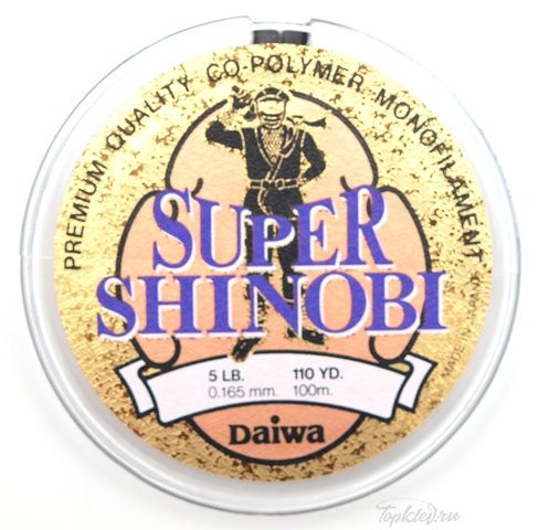 Леска Daiwa "Super Shinobi" 0,34мм 150м (светло-зеленая)