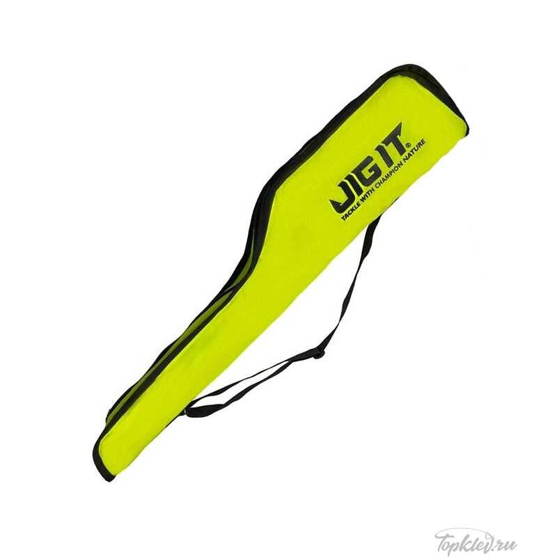 Чехол для зимних удилищ Jig It (полужесткий, 80 см, Lime) Чехол для зимних удилищ Jig It (полужесткий, 80 см, Lime)