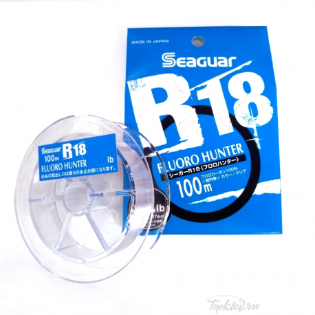 Флюорокарбон Kureha - R18 F.HUNTER Clear 100m 2,5Lb #0.6 0,128 1,25кг