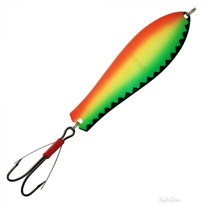 Блесна Kuusamo Professor 2, 90/18 (незацепляйка) BL/GR/Fye/FR-S