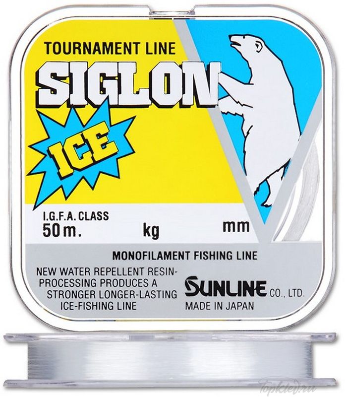 Монолеска Sunline SIGLON ICE FISHING 50M CLEAR #0.4 0/0.104