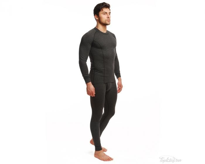 Комплект термобелья Woodland "Ultra Tex Thermo" (антрацит меланж) р. S