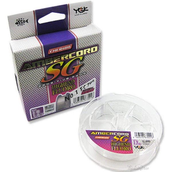 Леска нейлон/полиэстр YGK - AMBERCORD HI.G-F 100m HP #0,2 max 1.2LB