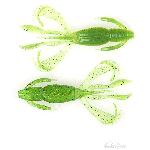 Приманка силиконовая Keitech Crazy Flapper 4.4" #424 Lime Chartreuse