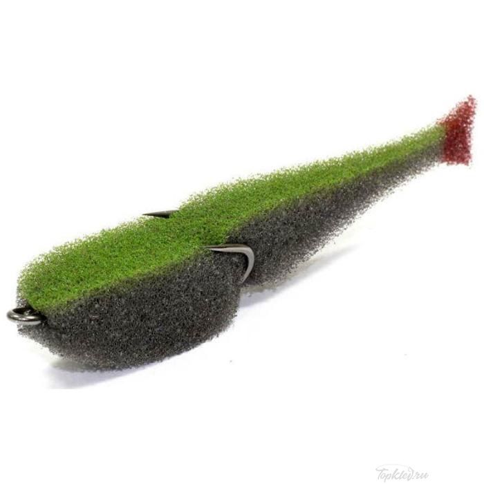 Рыбка поролоновая LeX Classic Fish прижатый двойник 8 см цвет GLB