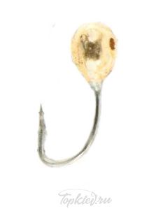 Мормышка вольфрамовая Dixxon-Rus Шар с отверстием d3,5, золото (10шт)