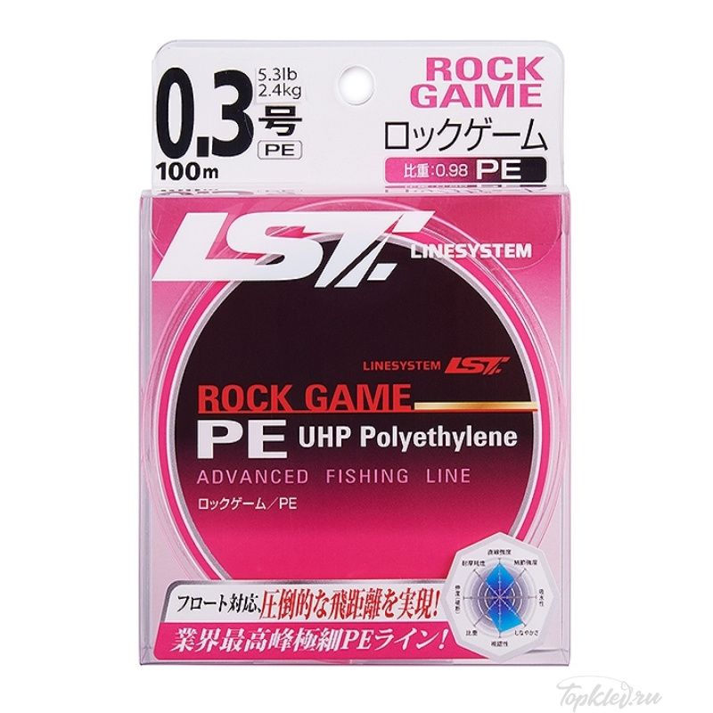 Шнур плетеный Linesystem Rock Game PE 100m #0.4 pink Шнур плетеный Linesystem Rock Game PE 100m #0.4 pink