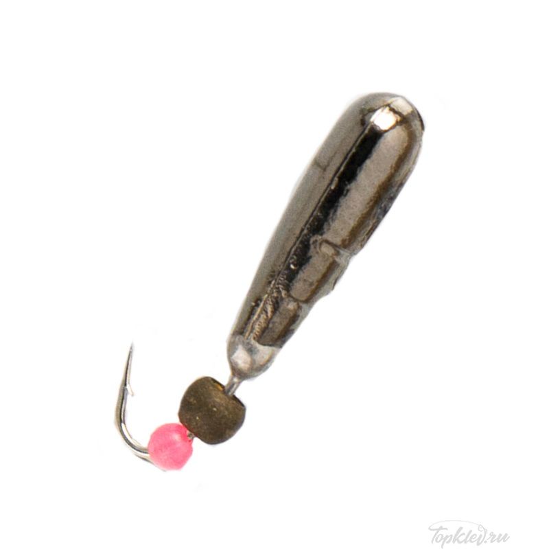 Мормышка вольфрамовая Dixxon DS Fishing Рисинка d5,0, черный никель (5 шт)