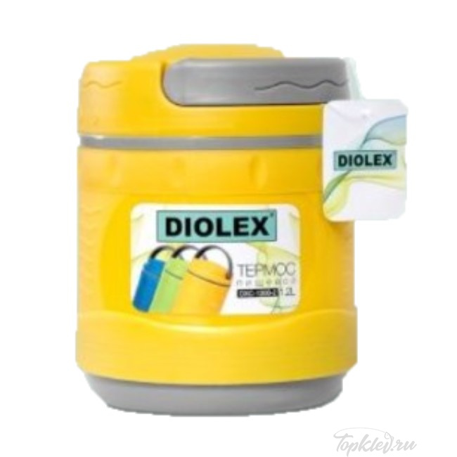 Термос Diolex DXС-1200-2Y 1.2л (пищевой, жёлтый)