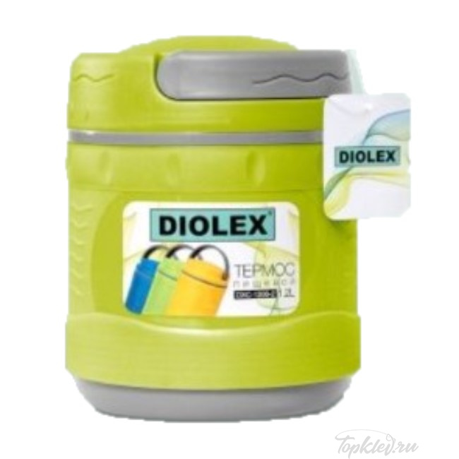 Термос Diolex DXС-1200-2G 1.2л (пищевой, зелёный)