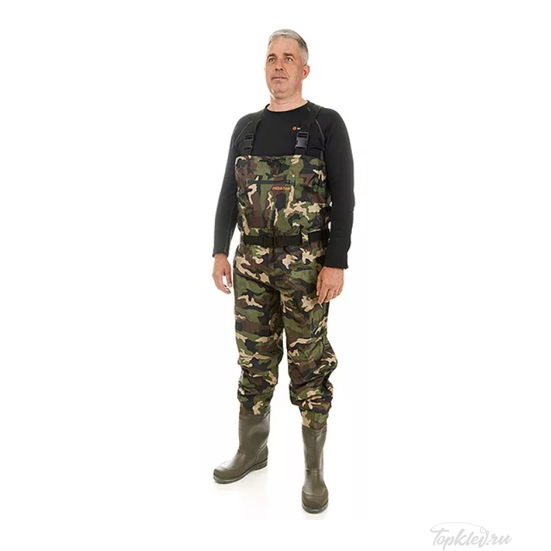 Вейдерсы Higashi Waterskin Camo pvc w/felt boot (войлочная подошва) XXL Вейдерсы Higashi Waterskin Camo pvc w/felt boot (войлочная подошва) XXL