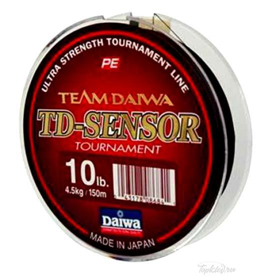 Шнур плетеный Daiwa "TD Sensor Tournament-B 10lb" 0,14мм 150м (черная)