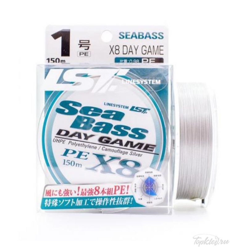 Шнур плетеный Linesystem Sea Bass X8 Day Game #0.6 (150m)