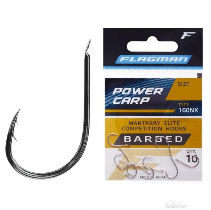 Крючки Flagman POWER CARP №10 10шт