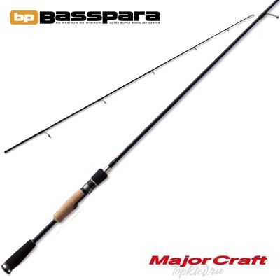 Удилище спиннинговое двухчастное Major Craft Basspara BPS-602L 1-7g