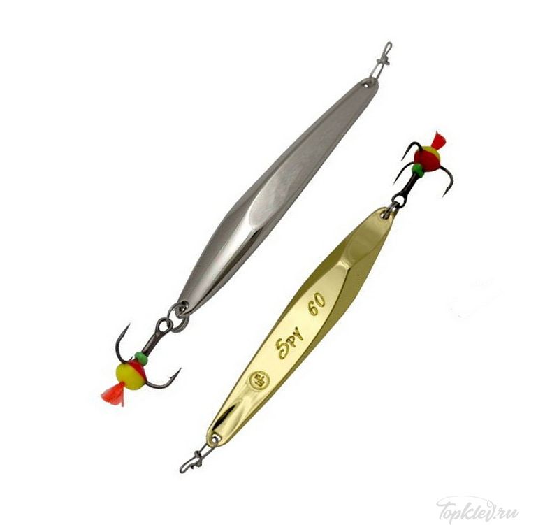 Блесна зимняя EcoPro Spy 70 mm 15g S/G