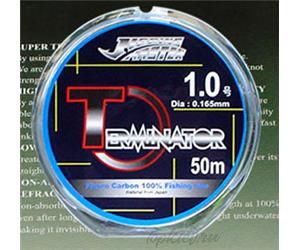 Лидер флюорокарбоновый JigMaster Terminator Fluoro Carbon Leader Line 100 Lb