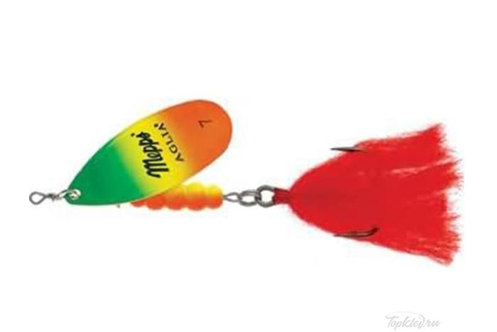 Блесна вращающаяся Mepps Aglia 7 Tiger/Gold (блистер)