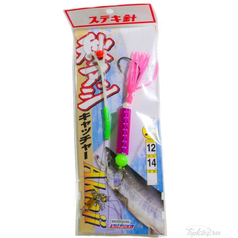 Оснастка Yamai R-72 W/1 HOOK Pink float Octopus bait only
