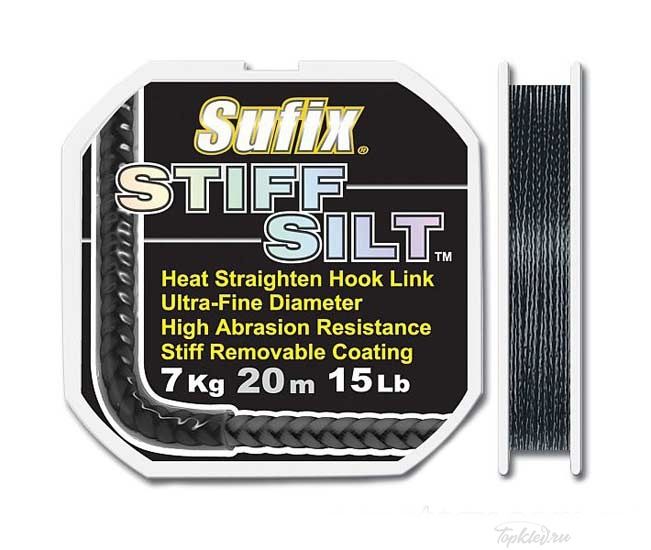 Поводковый материал Sufix STIFF SILT 20м BLACK 25LB