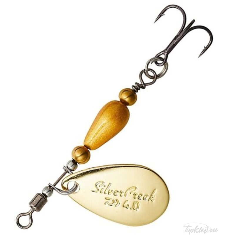 Блесна колеблющаяся Daiwa Silver Creek Spinner 3g #Gold