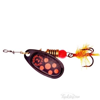 Блесна вращающаяся Mepps "Black Fury ORANGE MCH NR" блистер №1