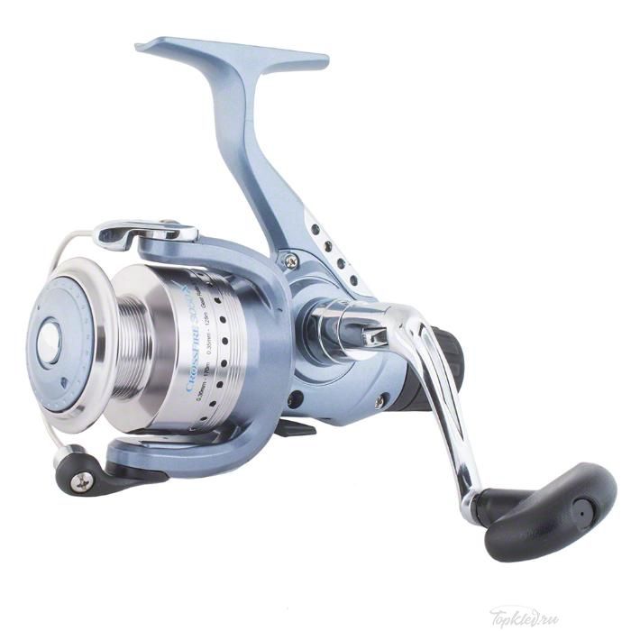 Катушка безынерционная Daiwa Crossfire 2550 X, задний фрикцион, 5+1 подш.