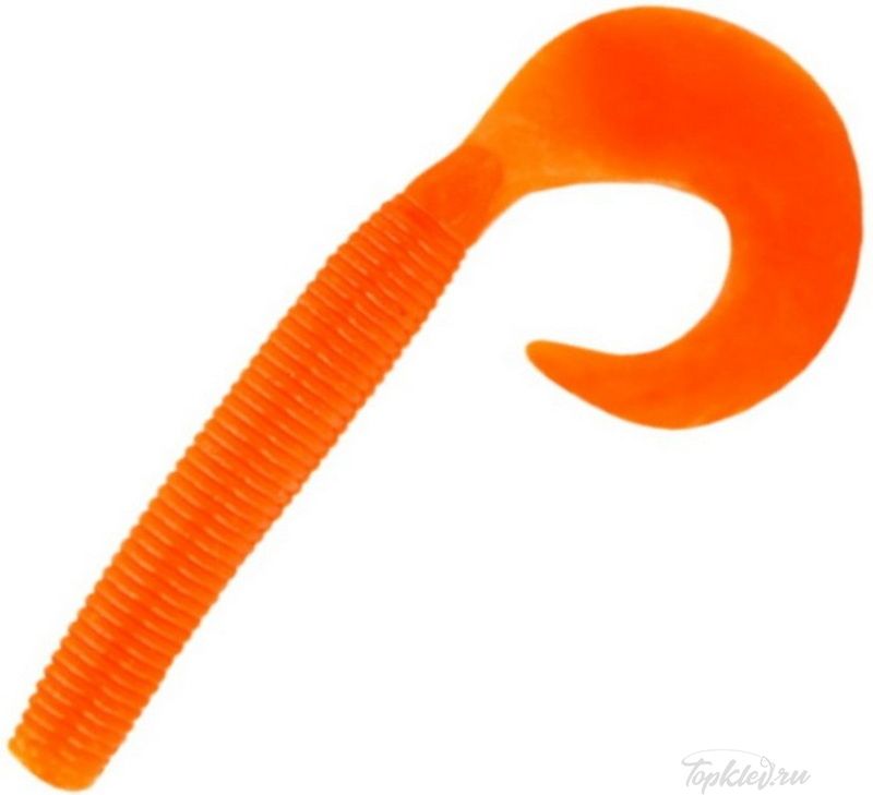 Приманка мягкая Allvega "Cigar Grub" 9,5см 7,5г (5шт.) цвет crazy carrot