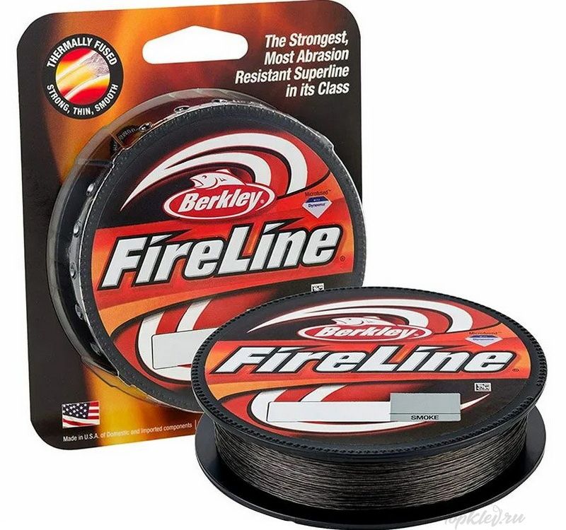 Шнур плетеный Berkley Fireline 110m Smoke 0.39