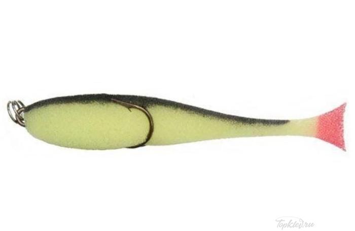 Поролоновая рыбка Контакт (двойник),10 см желто-черный (1упак*5шт)