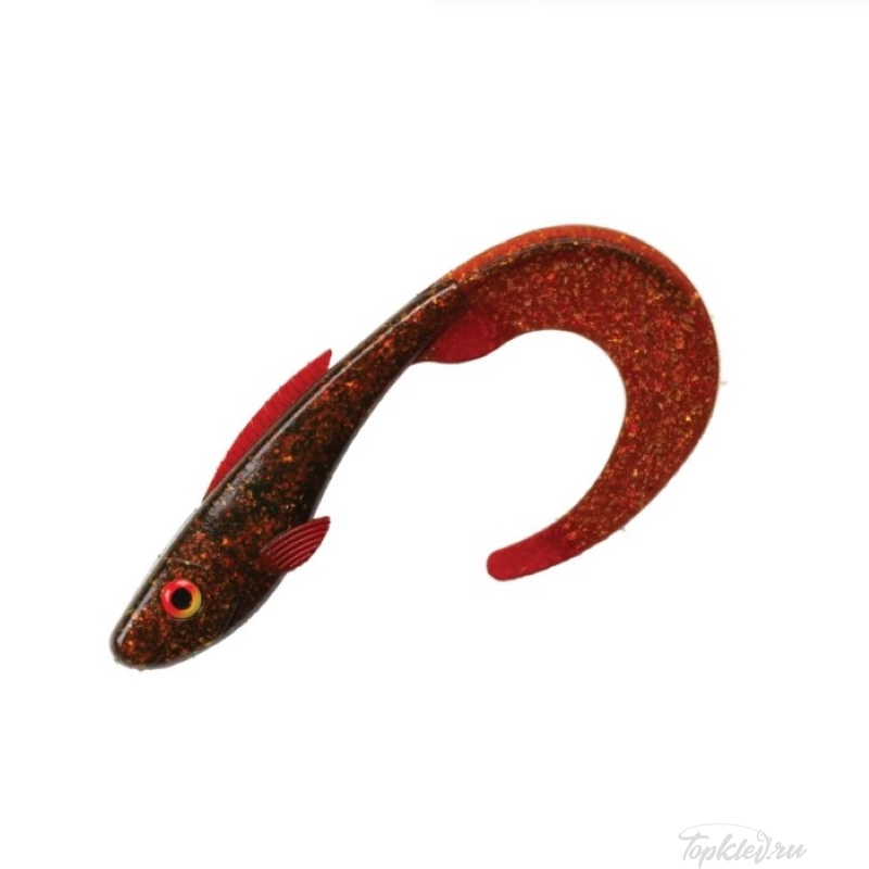 Приманка мягкая Abu Garcia Beast Curl Tail 210mm Lava Motoroil