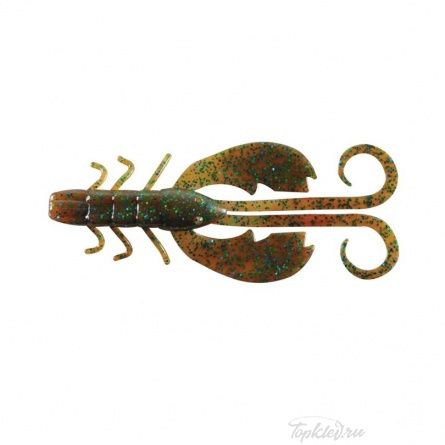 Приманка мягкая Berkley PowerBait Chigger Craw 8cm (10шт) Pumpkin Green Fleck