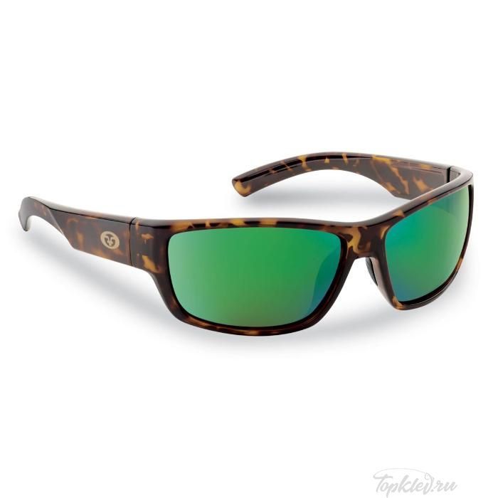 Очки Flying Fisherman 7701TAG Matecumbe Tortoise Amber-Green Mirror