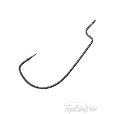 Офсетные крючки Vanfook Worm-55B Flat #3/0 NS black Офсетные крючки Vanfook Worm-55B Flat #3/0 NS black