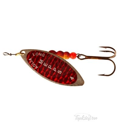 Блесна вращающаяся Mepps "Longue Redbo AG" блистер №5