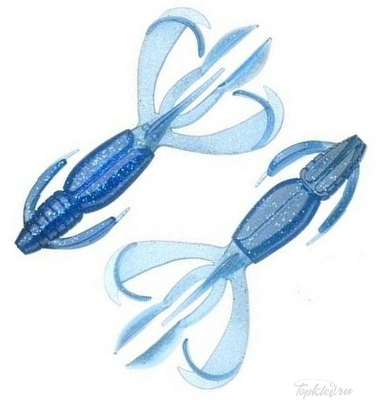 Приманка силиконовая Keitech Crazy Flapper 3.6" #301 Sapphire Blue