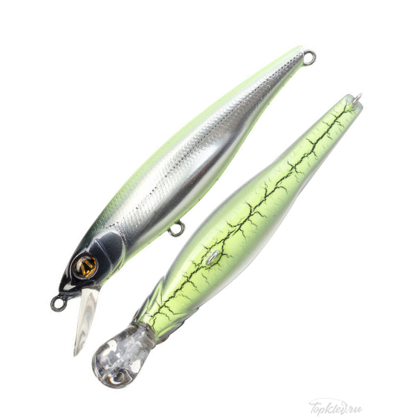 Воблер Pontoon21 GREEDY GUTS 111F-SR 472 CB AL Fresh Green SH